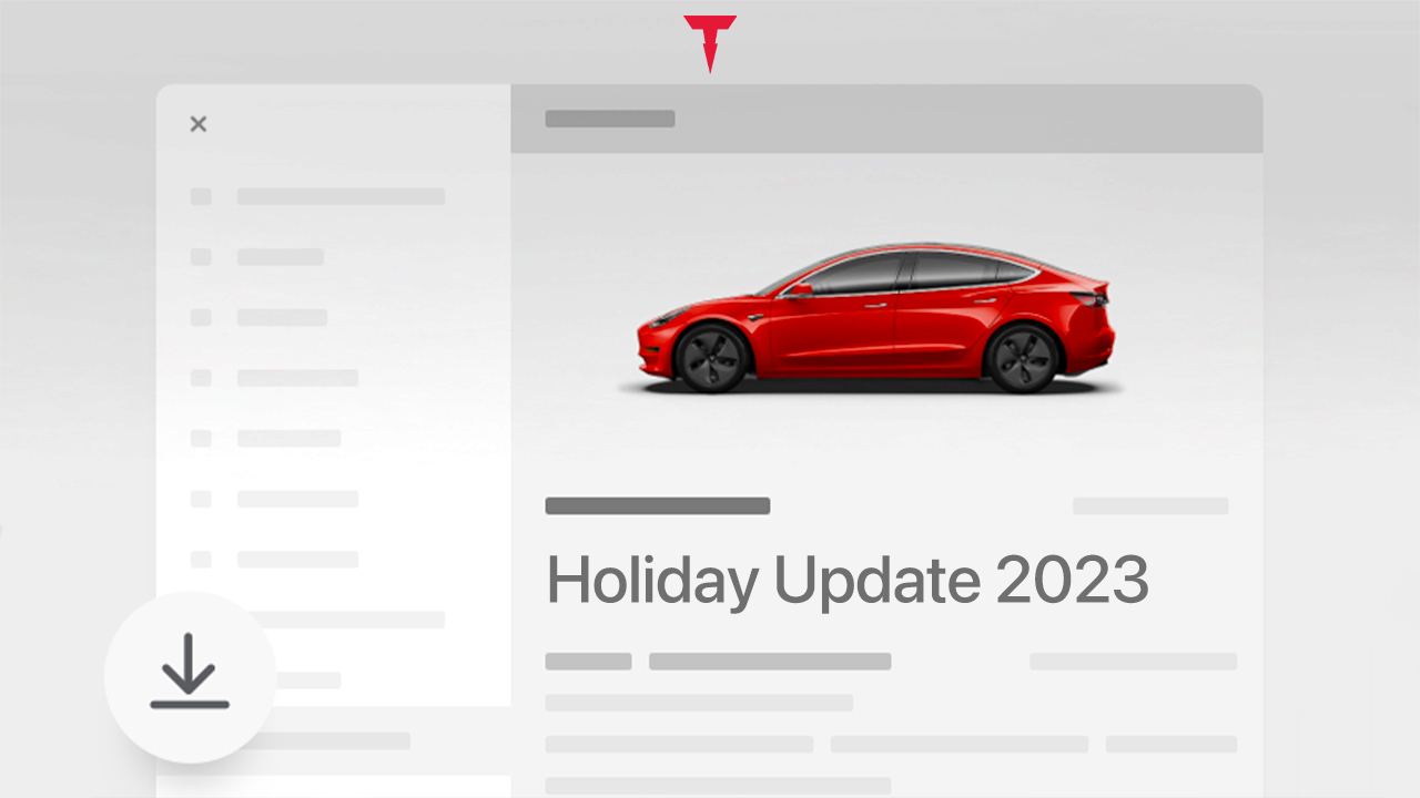 holiday update tesla teslers