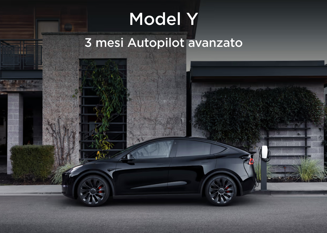 Model Y 3 mesi di autopilot avanzato gratis