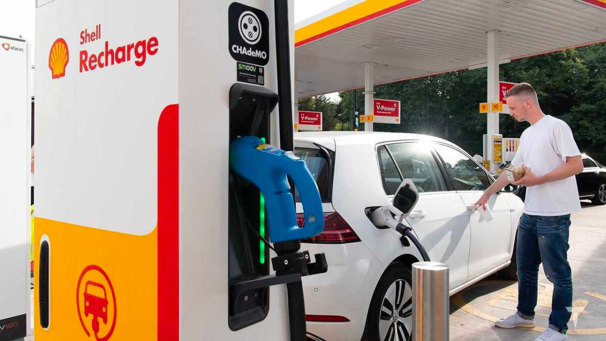shell ricarica auto elettriche