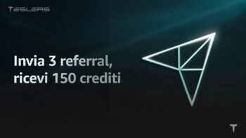 Tesla regala 150 punti Referral semplicemente condividendo il proprio link per 3 volte
