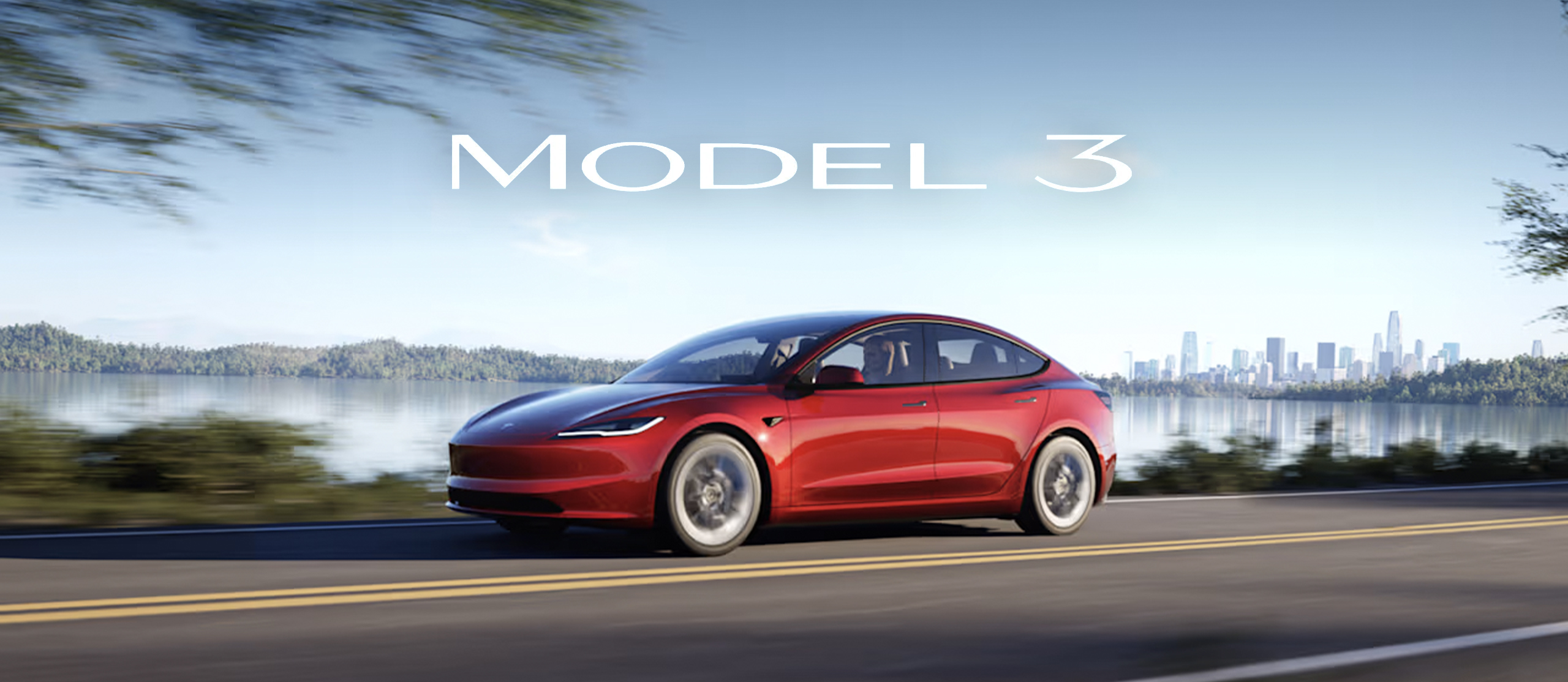 tesla model 3 hero