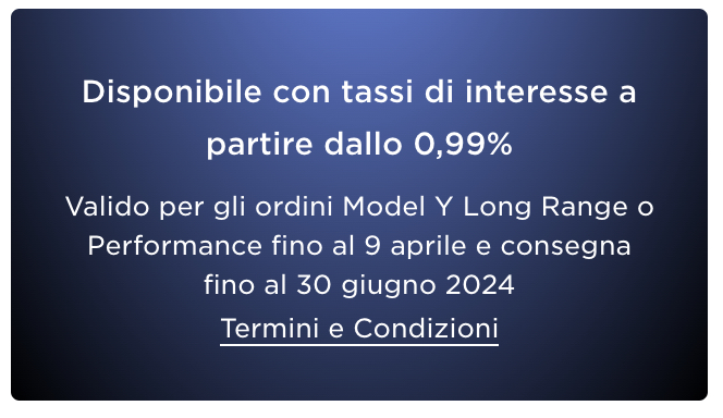TAEG 0,99% tesla model y germania