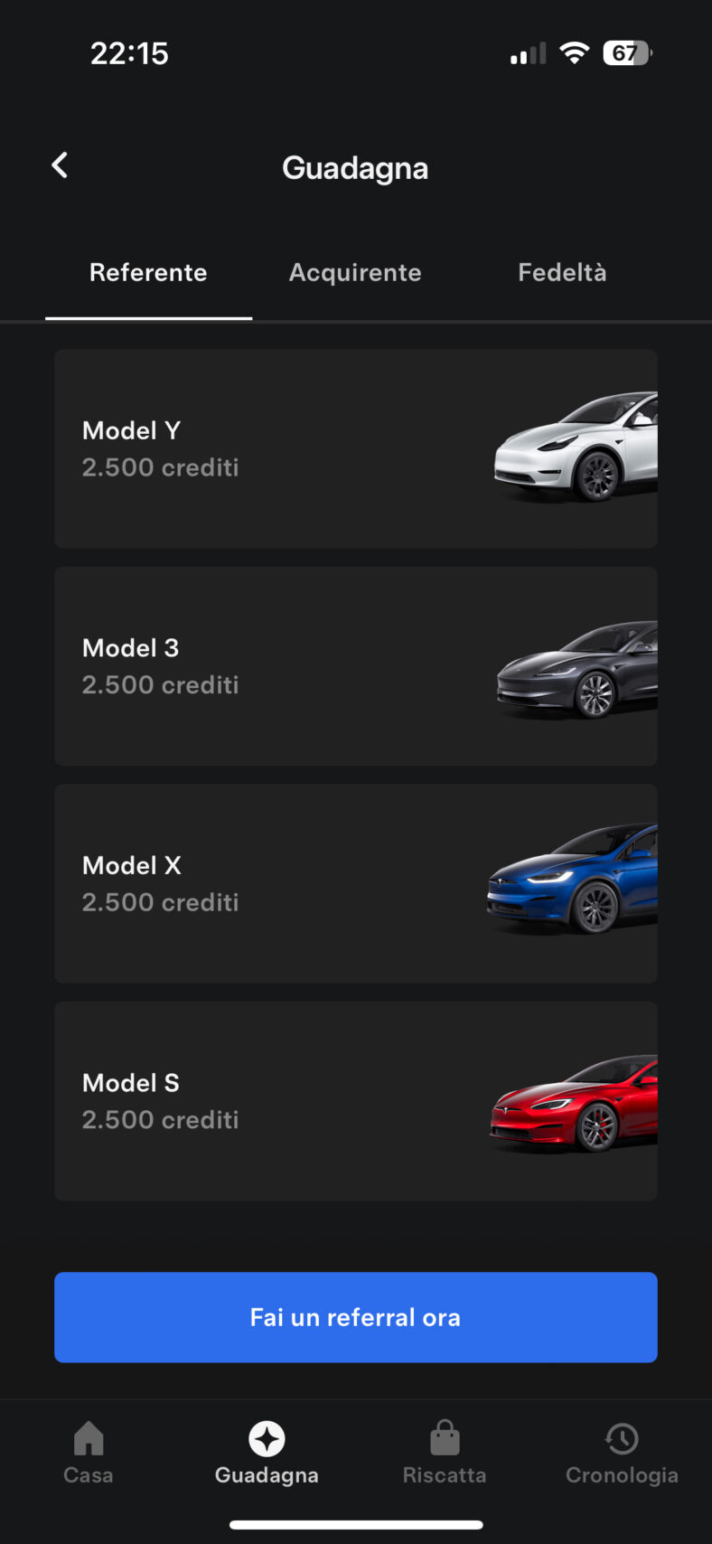 programma referral tesla 1 aprile 2024