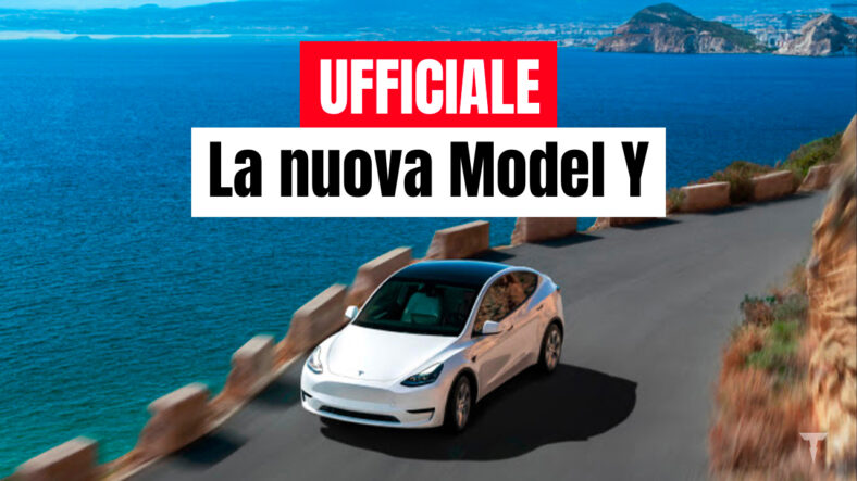 ufficiale nuova tesla model y rwd long range