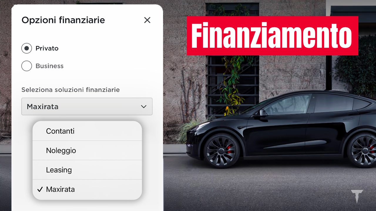 finanziamento maxirata tesla