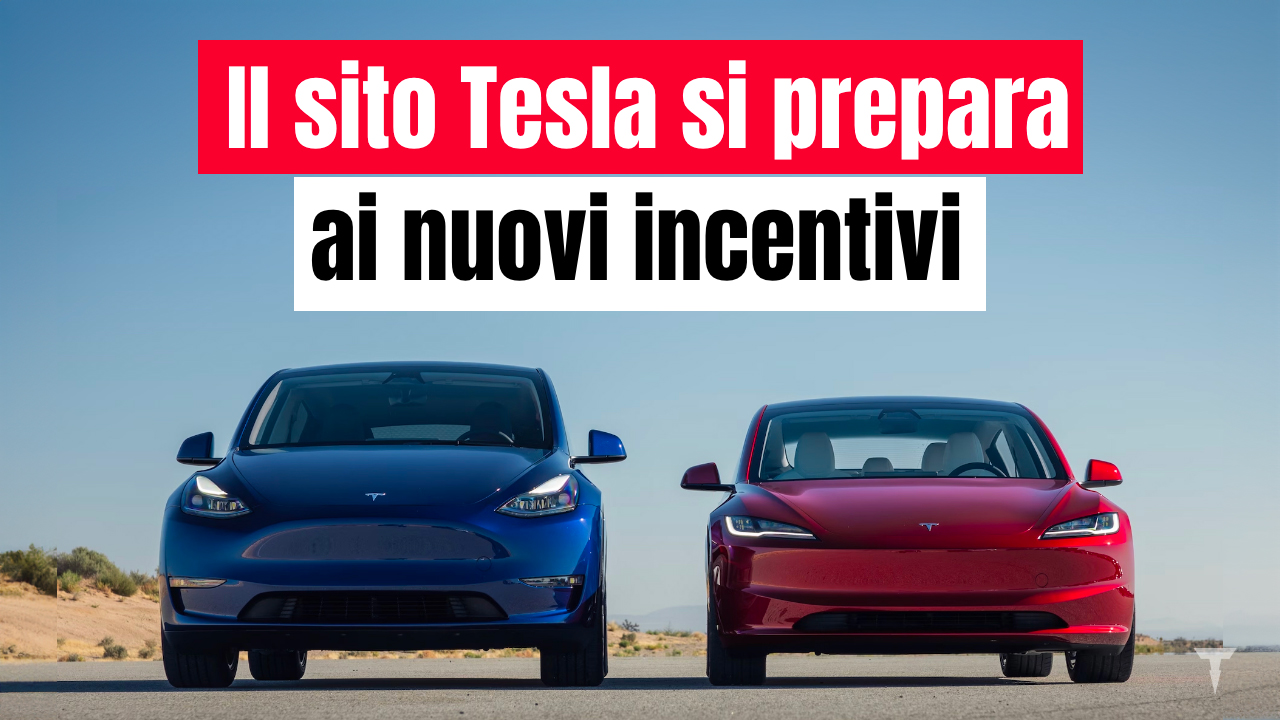 sito tesla anuovi incentivi anticipo bonus