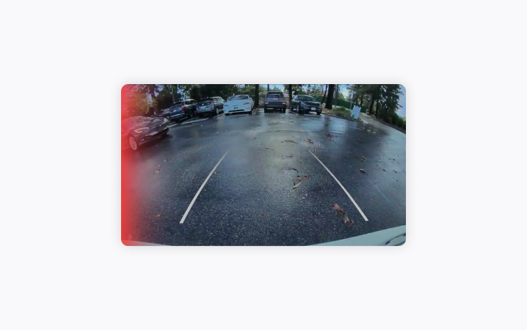 Avviso per traffico trasversale in retromarcia