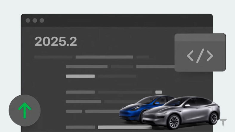 teslers tesla software update 2025.2
