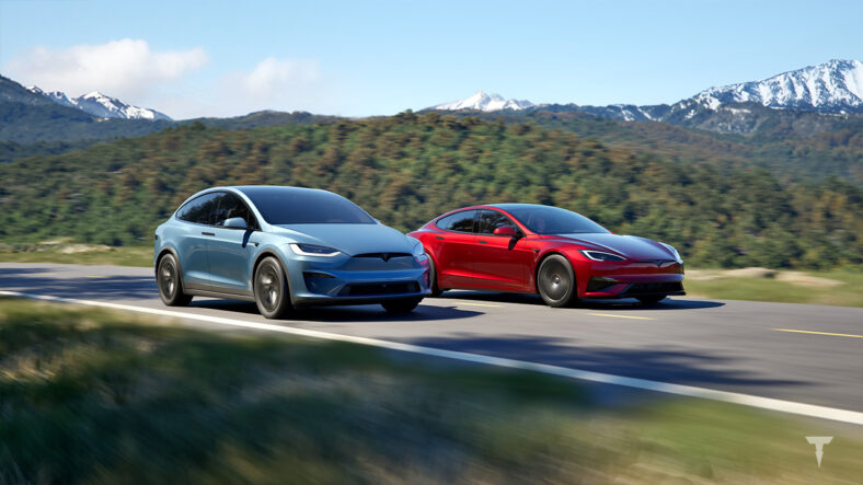 tesla nuova model s nuova model x