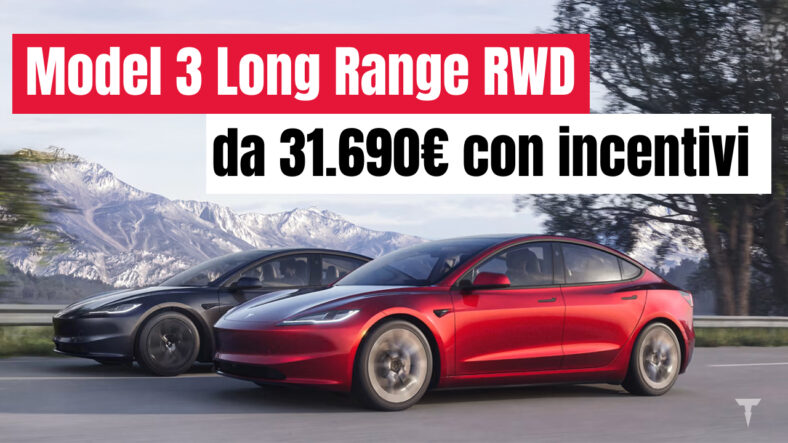 model 3 long range incentivi