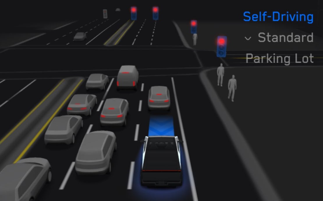 FSD (sorvegliato) v14.1.5: parcheggio, emergenze e strade bloccate