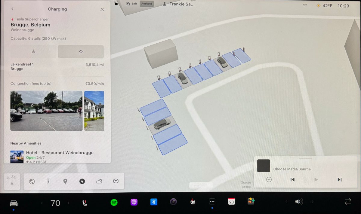 Mappe 3D dei Supercharger anche in Europa