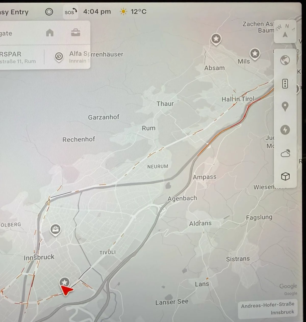 Preferiti sulla mappa