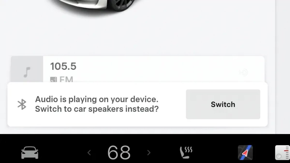 Passaggio all'audio Bluetooth