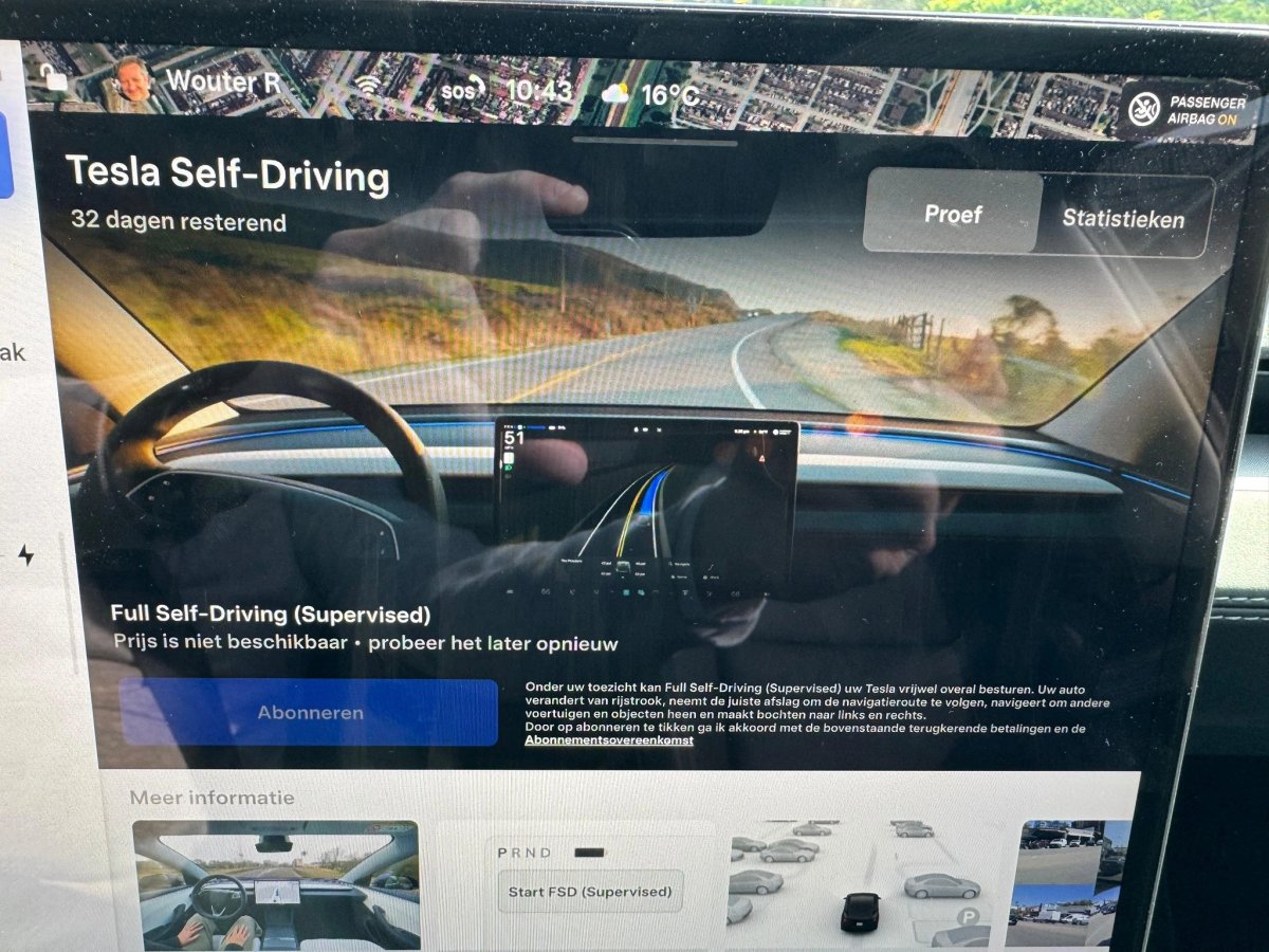 Tesla regala due mesi di FSD in Europa: le prove gratuite arrivano nelle Tesla di Paesi Bassi e Danimarca — screenshot 2