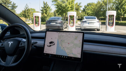 La mappa 3D degli stalli Supercharger arriva in Italia: l'abbiamo trovata a Ceprano