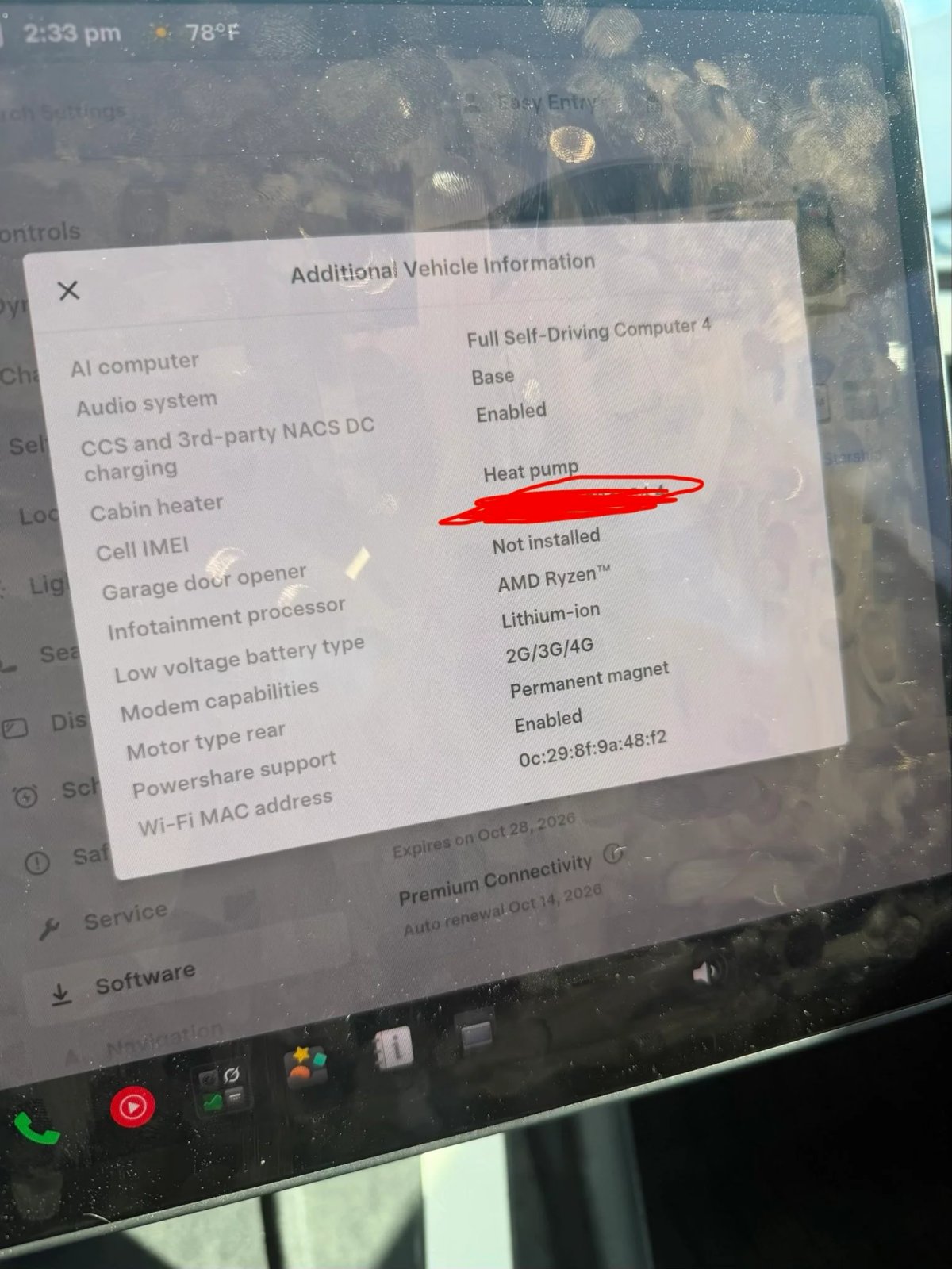 Verificare se l'auto supporta Powershare