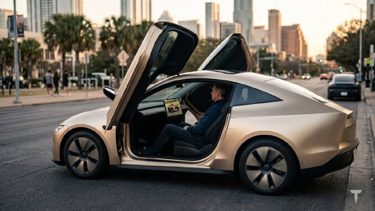 Damon Hill prova il Tesla Cybercab ad Austin: il campione di F1 senza volante chiede a Grok gli highlights del GP