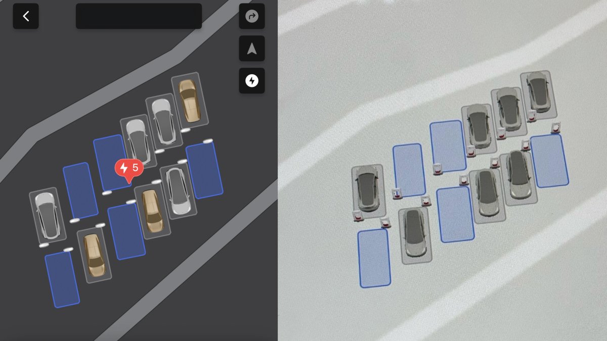 Mappa 3D dei Supercharger sulle Tesla con processore Intel: come funziona la novità della 2026.38 — screenshot 1