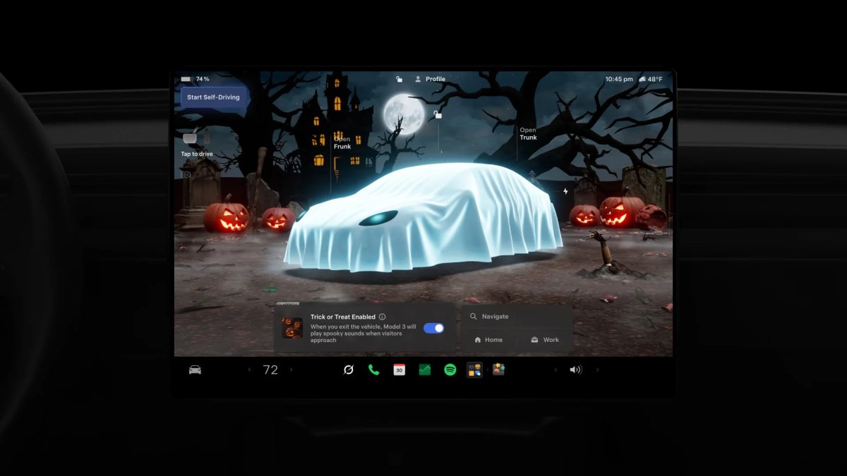 E se lo schermo della Tesla parcheggiata mostrasse il posto in cui vi trovate davvero? Il concept e perché Tesla ha già tutto quello che serve — screenshot 1