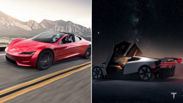 Tesla Roadster 2017 a confronto con la nuova Roadster